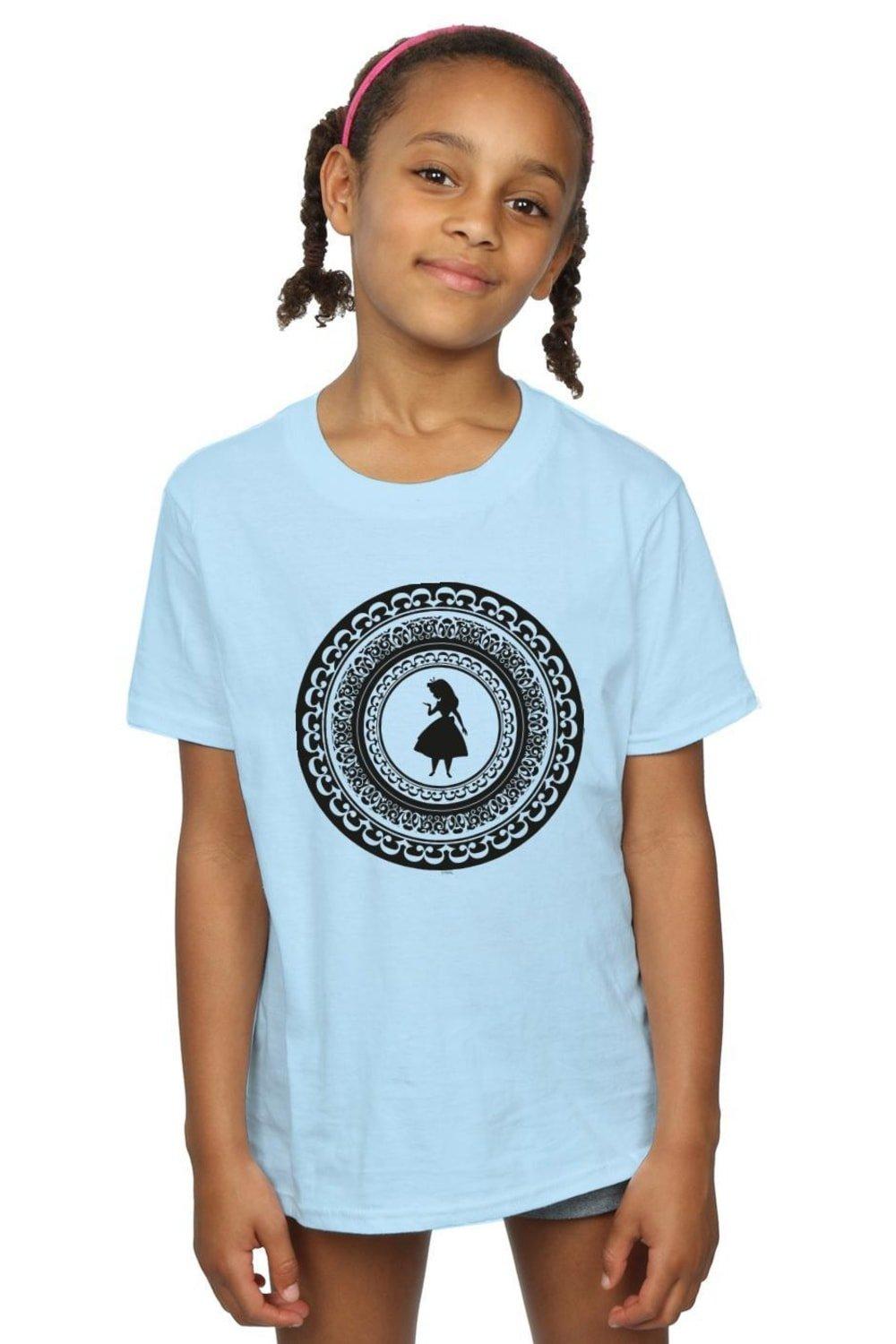 Alice In Wonderland Circle Cotton T-Shirt